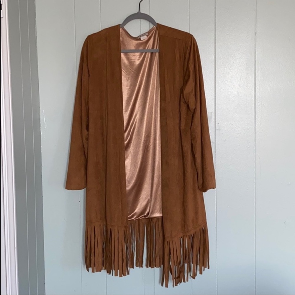 Ariat Suede Fringe Cardigan